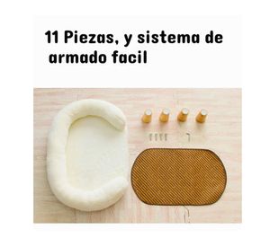 Cama sofá mascota 21x50x38 cm S blanco