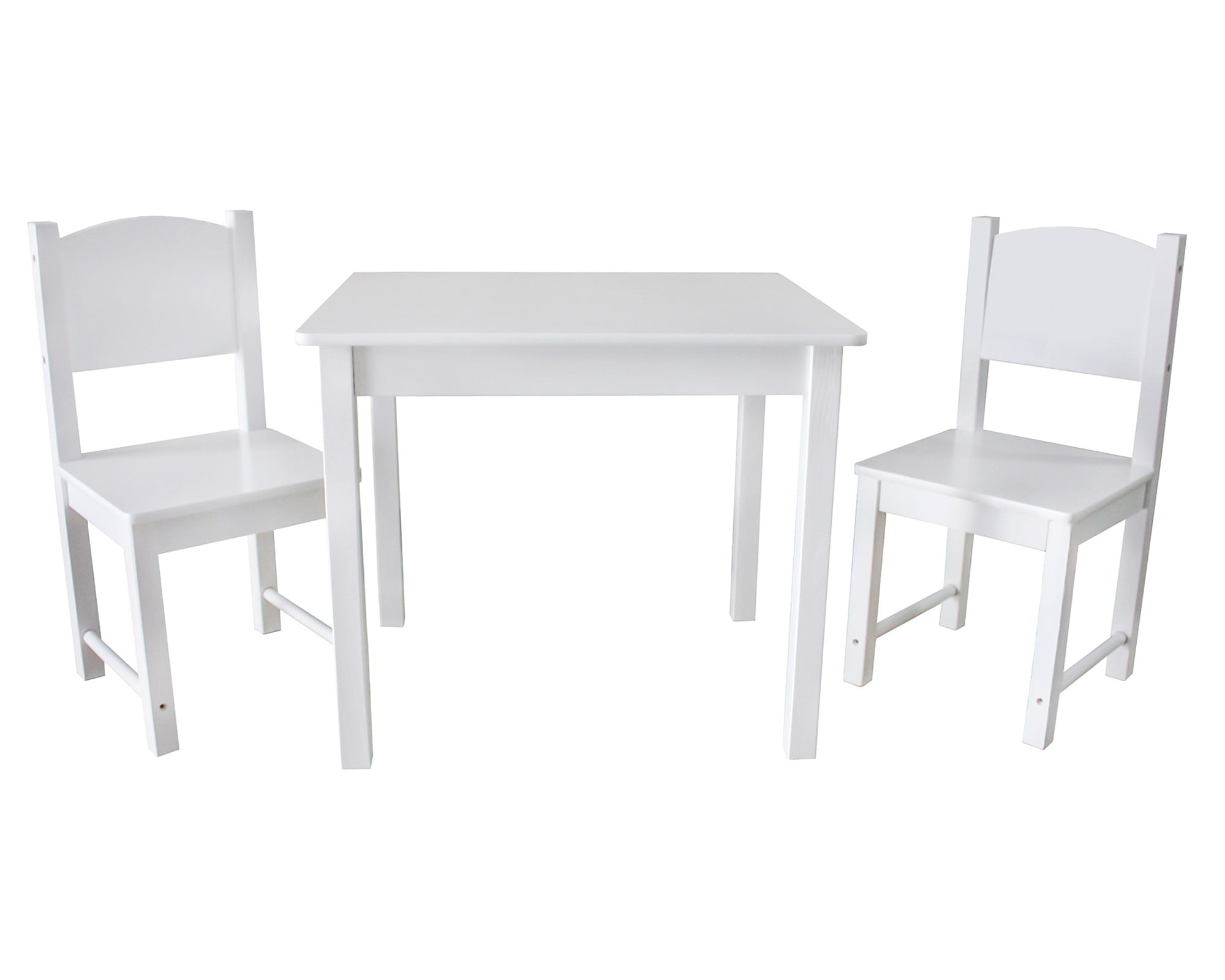 Kidscool Set mesa infantil + 2 sillas W08G145 blanco