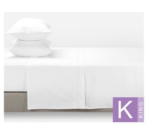 Juego sábanas king Botánica blanco Rosen