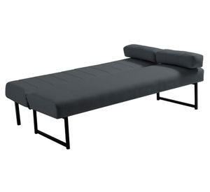 Sofá cama Lenon tela gris oscuro