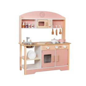 Cocina Montessori W10C573G rosado + accesorios