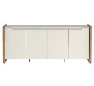 Buffet 4 puertas Bristol blanco Decocasa