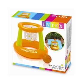 Juego flotante Aro de básquet 67x55 cm naranjo