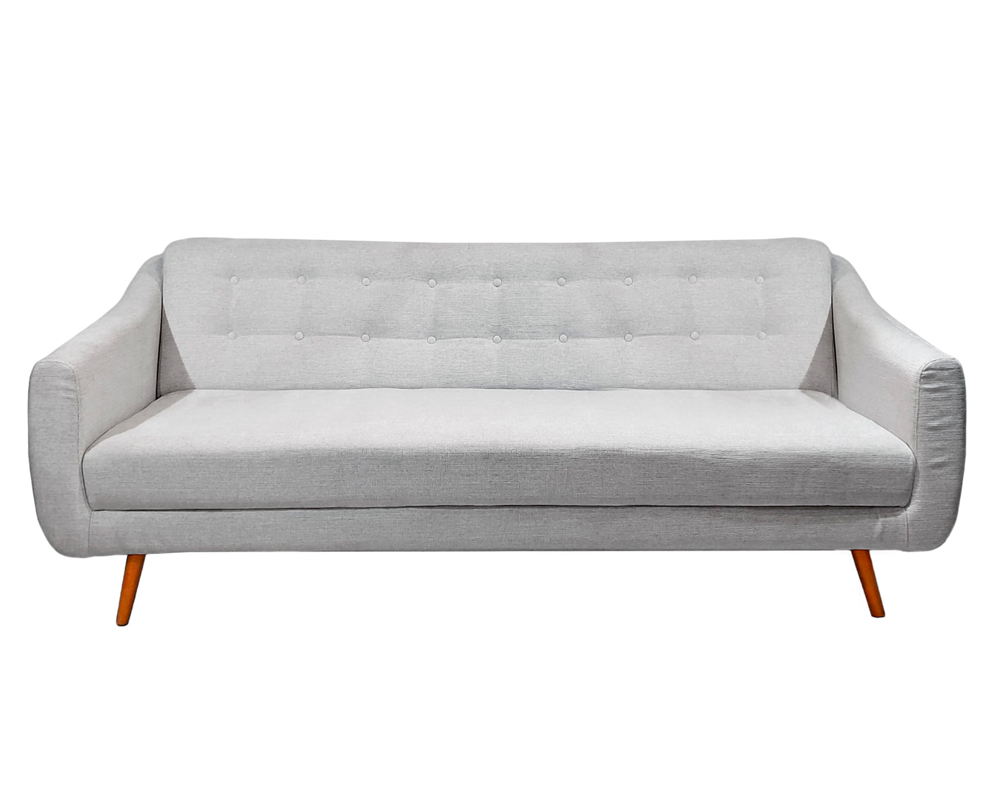 Decocasa Sofá cama Mimo tela gris claro