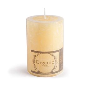 Vela aromática 10x6 cm coco/vainilla Organic Spa.