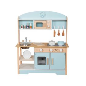 Cocina Montessori W10C573H celeste + accesorios