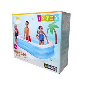 Piscina inflable 540 lt 48x203x152 cm Aqua