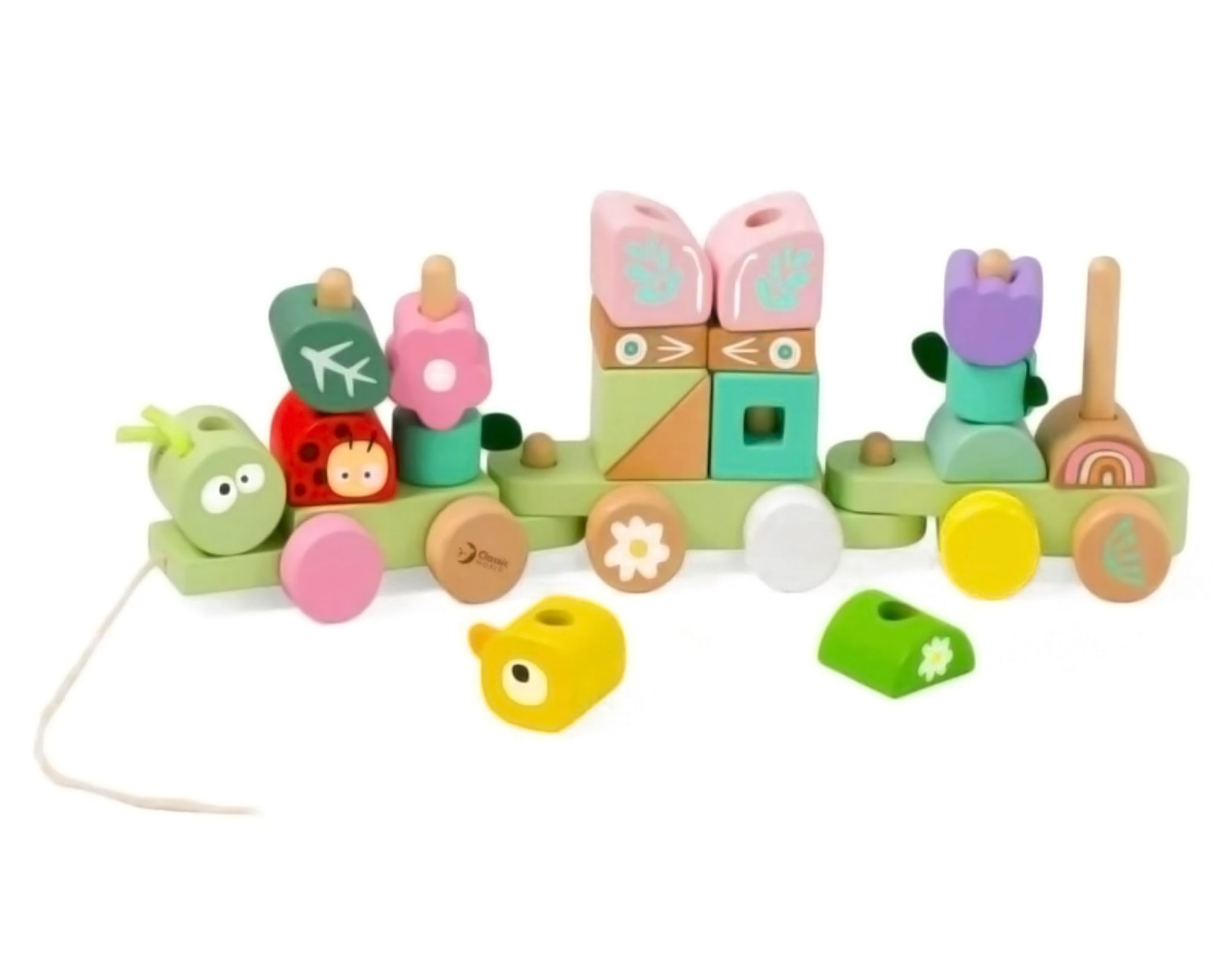 Kidscool Juego de arrastre Jungla feliz