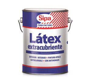 Látex 1 galón Extracubriente blanco mate Sipa
