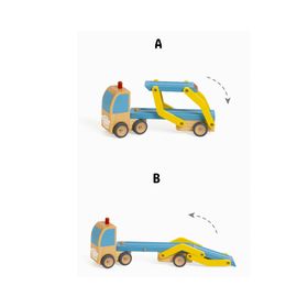 Juego didáctico Camión remolcador de autos