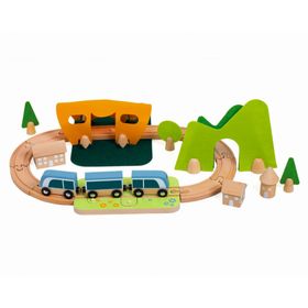 Juego didáctico Pista de Tren Feliz