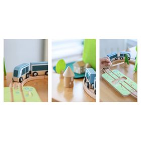 Juego didáctico Pista de Tren Feliz