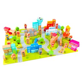 Juego de construcción Ciudad Feliz