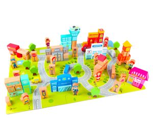 Juego de construcción Ciudad Feliz