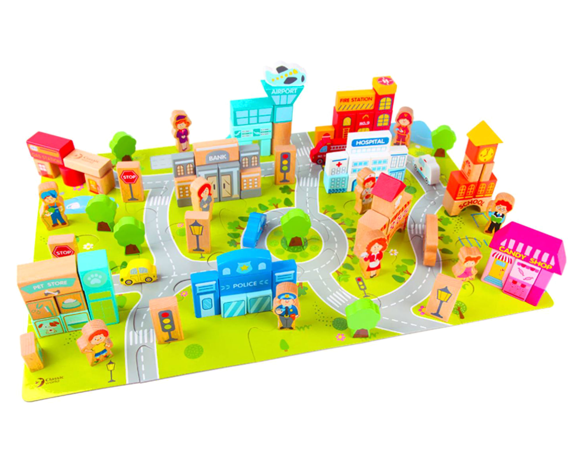 Kidscool Juego de construcción Ciudad Feliz