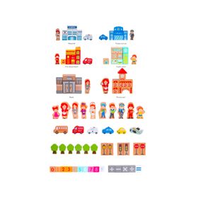 Juego de construcción Ciudad Feliz