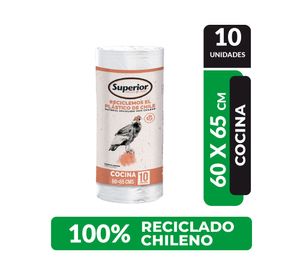 Bolsa cocina blanco 60x65 cm 10 unidades