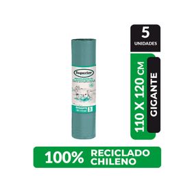 Bolsa de basura gigante 110 x 120 cms 5 unid superior