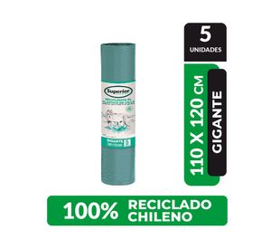 Bolsa de basura gigante 110 x 120 cms 5 unid superior