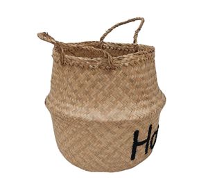 Canasto D4 fibra natural 30 cm