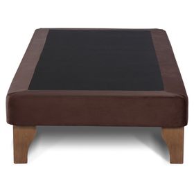 Base cama europea 1 plaza Zen chocolate