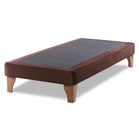 Base cama europea 1 plaza Zen chocolate
