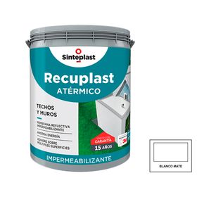 Pintura de techo/muro Recuplast atermico blanco galon