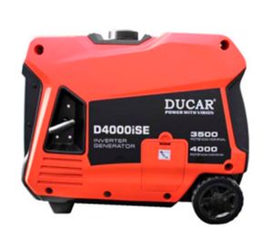 Generador a gasolina eléctrico/manual 4000W 7 lt D4000I Ducar.