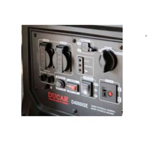 Generador a gasolina eléctrico/manual 4000W 7 lt D4000I Ducar.