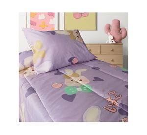 Plumón Babsy morado 1.5 plazas