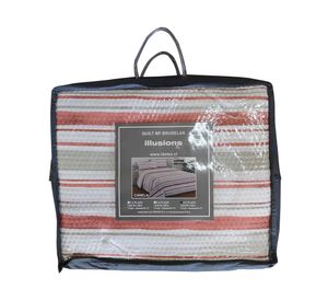 Quilt Bruselas canela king