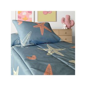 Plumón Starfish celeste 1.5 plazas