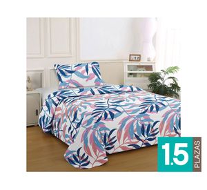 Quilt Bruselas multicolor denim 1.5 plazas