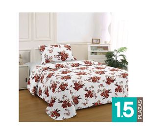 Quilt Bruselas marron 1.5 plazas