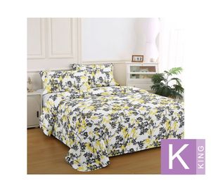 Quilt Bruselas amarillo king