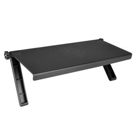 Soporte repisa sobre pantallas negro