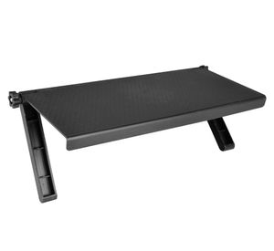 Soporte repisa sobre pantallas negro