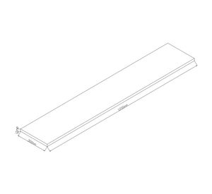 Repisa Flotante maple 120 cm