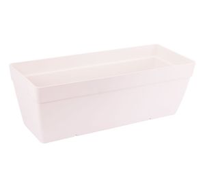Maceta Capri box blanco 50 cm