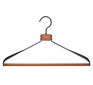 Colgador abrigo negro/madera