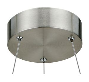 Lámpara colgar LED Algorab níquel