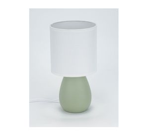 Lámpara sobremesa E27 Elian verde oliva 2 unidades