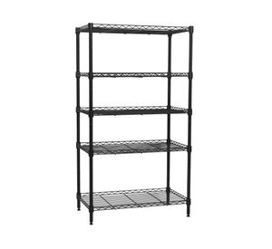 Repisa 5 Niveles negro 160x60x35 cm