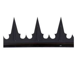 Defensa muro pino 1 m 90° negro 5 unidades Lioi