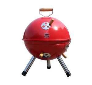 Parrilla a carbón portátil rojo