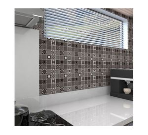 Mosaico 21x21 cm geométrico 2 unidades