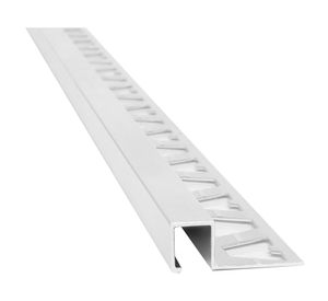 Guardacanto 10 x 10 mm x 2.5 m Quadra cromo mate