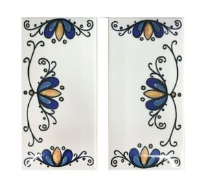 Terminal número cerámico diseño 15x7.5 cm