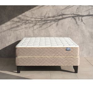 Cama europea 2 plazas x 190 cm Bamboo base dividida + set Alicante + textil Celta