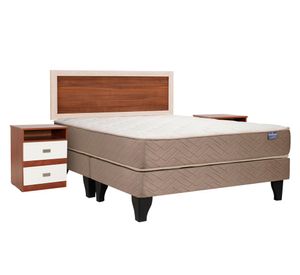 Cama europea 2 plazas x 190 cm Bamboo base dividida + set Alicante Celta
